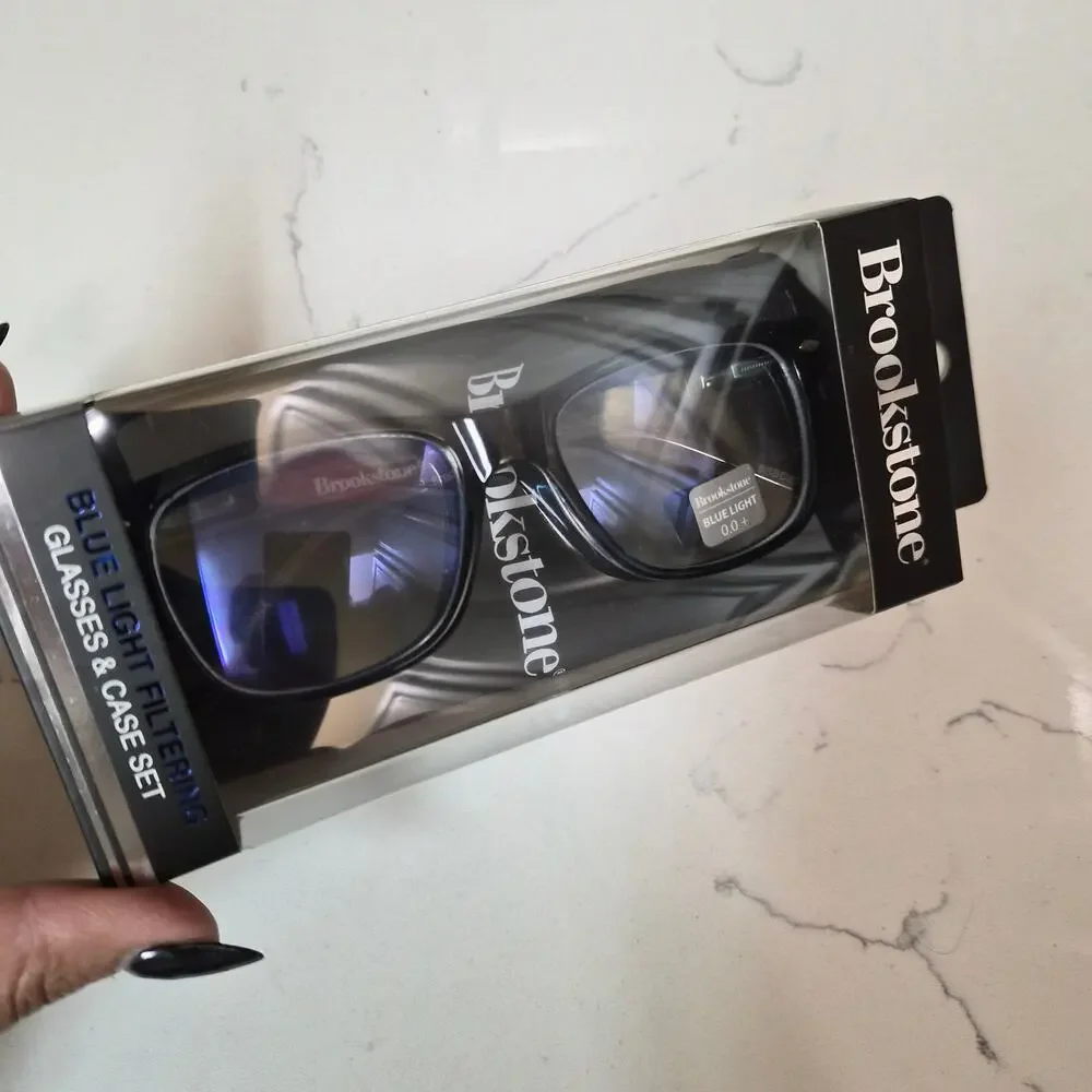 Blue Light Blocking Eyewear glasses and case set